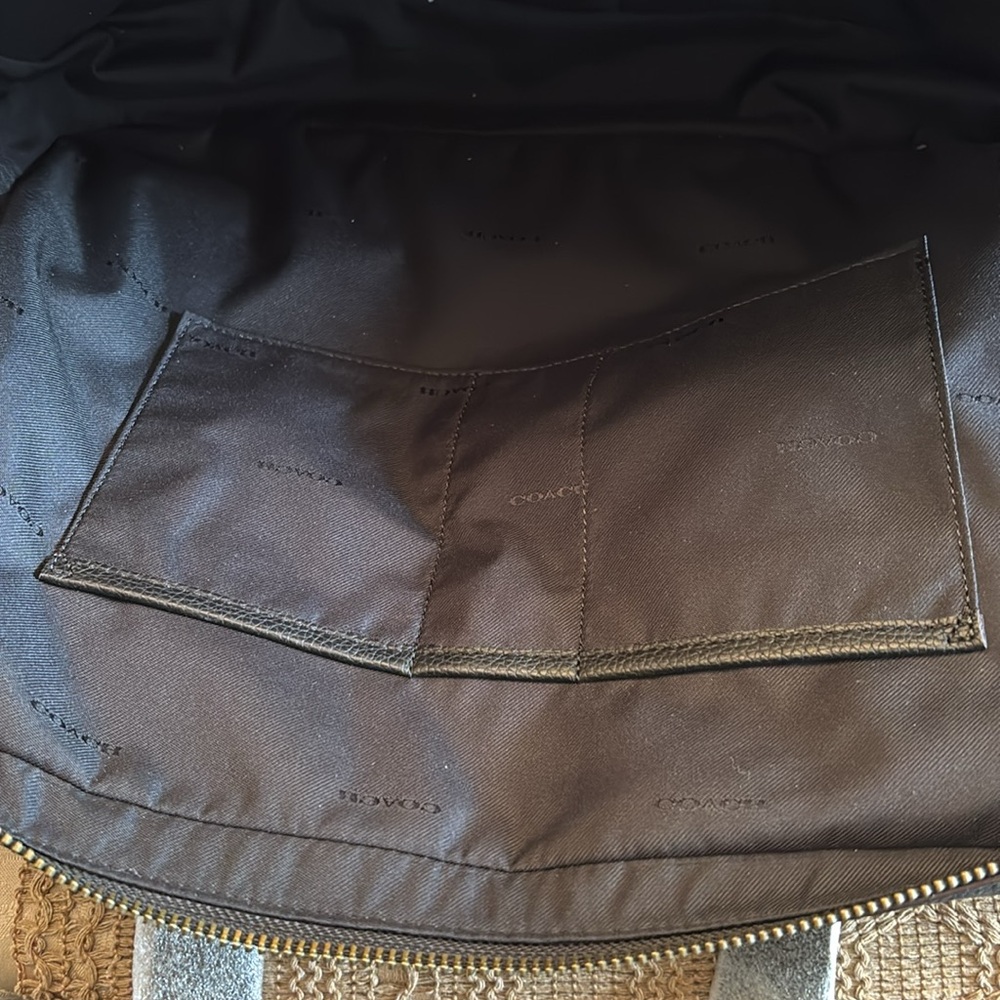 NWT Coach Black Leather Bag - Picture 6 of 13